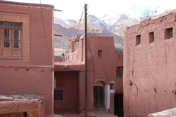 Explore Ancient Iranian Village Abyaneh — Stock Photo, Image