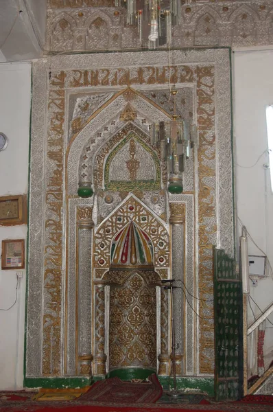 Personnes Priant Dans Mosquée Jiblah Yémen — Photo