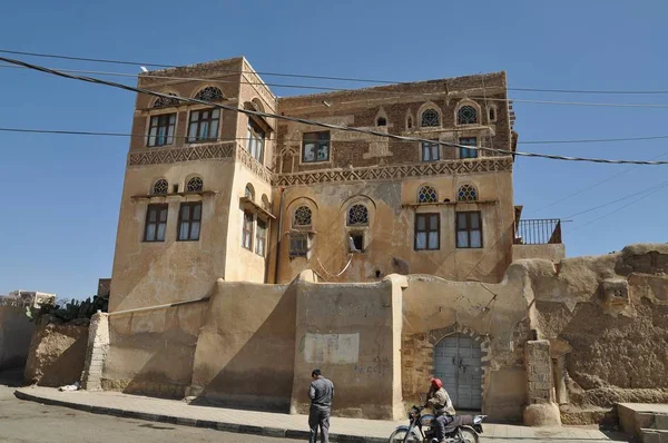 Maisons Traditionnelles Yéménites Sanaa — Photo