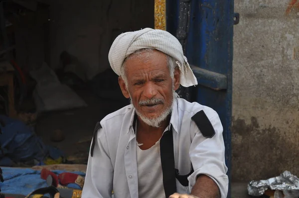 Gente Local Caminando Mercado Semanal Bayt Faqih Yemen — Foto de Stock