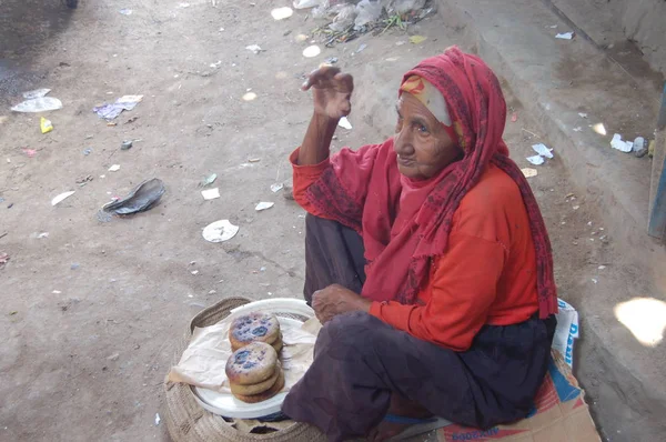 Gente Local Calle Zabid Yemen — Foto de Stock