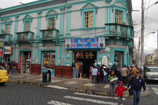 Vida Rua Orellana Equador — Fotografia de Stock
