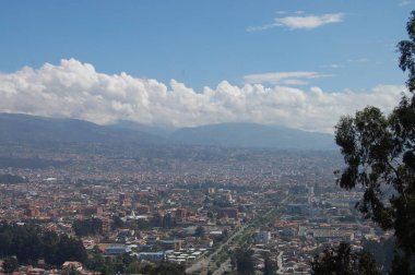 Cuenca, Ekvador hava görünümünü
