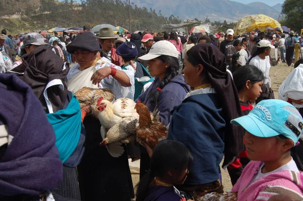 Uitzicht Groente Fruitmarkt Van Otavalo — Stockfoto