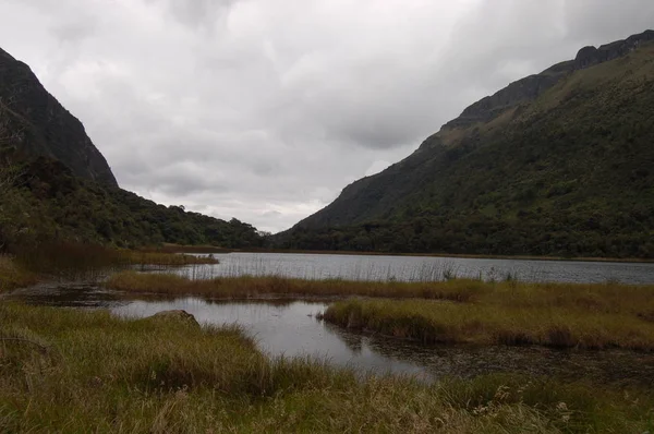 Panoráma Cajas Nemzeti Park Ecuadorban — Stock Fotó