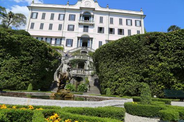 Villa Carlotta bahçesinin görünümü