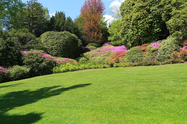 Blick Auf Den Garten Der Villa Carlotta — Stockfoto