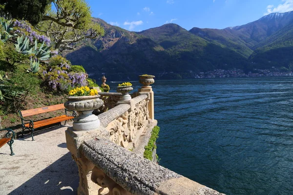 Villa Del Balbianello Teras Manzarası — Stok fotoğraf