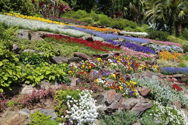 Utsikt Över Trädgården Villa Carlotta — Stockfoto