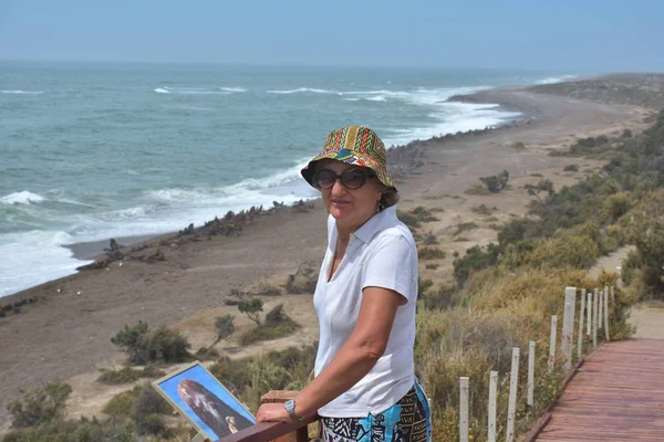 Paseo Turístico Hermosa Costa Atlántica Península Valdés Patagonia Argentina —  Fotos de Stock