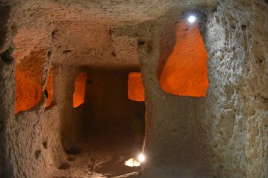 Kaymaklı Yeraltı Şehir Köyü, Kapadokya, Türkiye