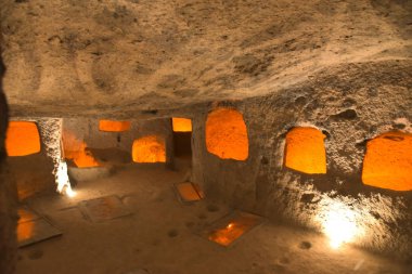 Kaymaklı Yeraltı Şehir Köyü, Kapadokya, Türkiye