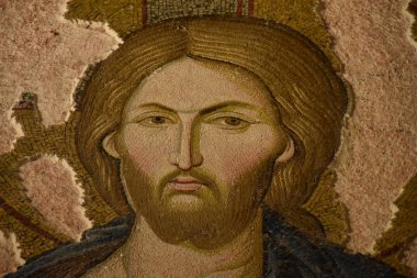 İstanbul'da Sultanahmet Camii iç görünümü