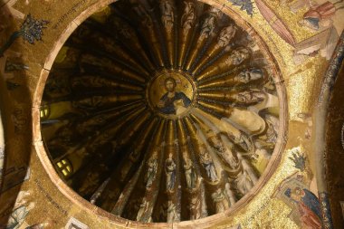 İstanbul'da Sultanahmet Camii iç görünümü