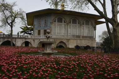 İstanbul Topkapı Sarayı'nı ziyaret eden turistler
