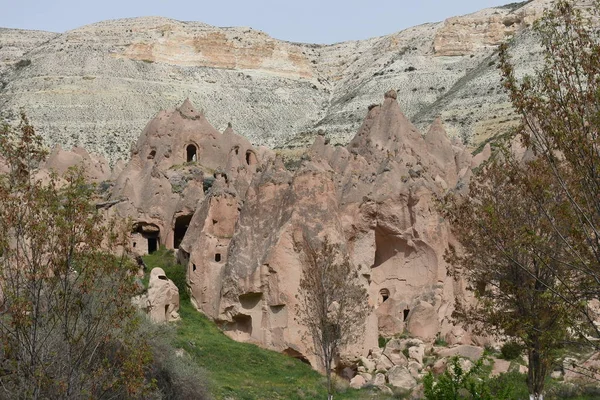 Ruinas Zelve Capadocia Turquía —  Fotos de Stock