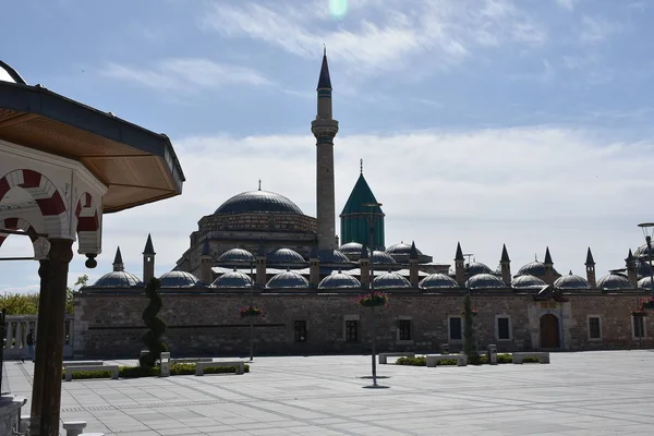 Konya Turquie Mai 2019 Vue Sur Place Centrale Avec Musée — Photo