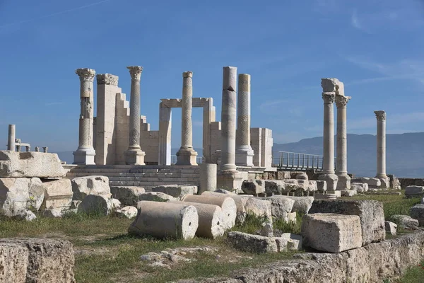 Αρχαία Ερείπια Της Παλιάς Πόλης Στην Επαρχία Ντενιζλί — Φωτογραφία Αρχείου