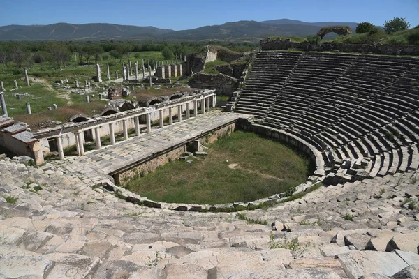 Afrodisias Ókori Város Romjai Törökország — Stock Fotó