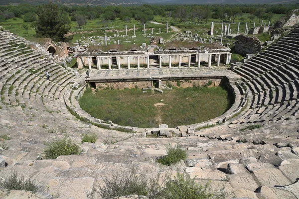 Afrodisias Ókori Város Romjai Törökország — Stock Fotó