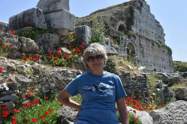 Milet Antik Kenti Manzarası Türkiye — Stok fotoğraf