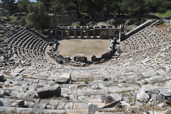 Древние Греческие Руины Приена — стоковое фото