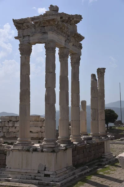 Akropolis Van Pergamon Turkije — Stockfoto