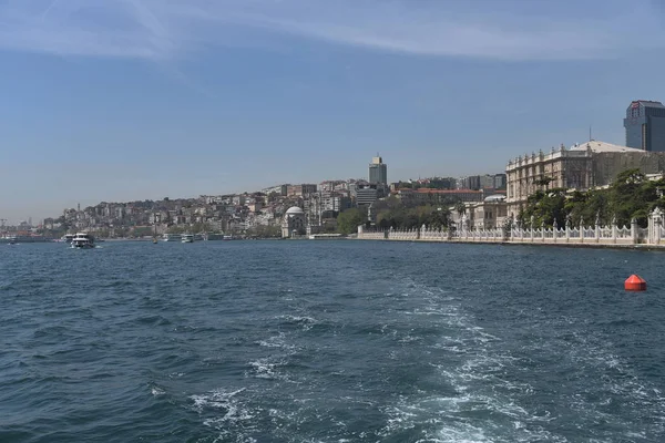 Tekneden Stanbul Manzarası — Stok fotoğraf