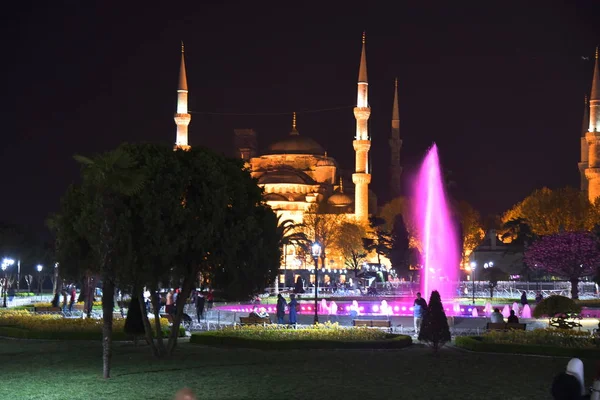 Hagia Sophia Fontaine Dans Parc Sultanahmet — Photo