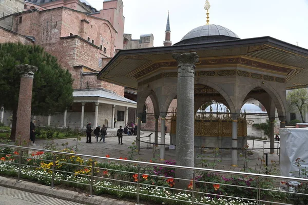 Vista Hagia Sophia Istambul — Fotografia de Stock