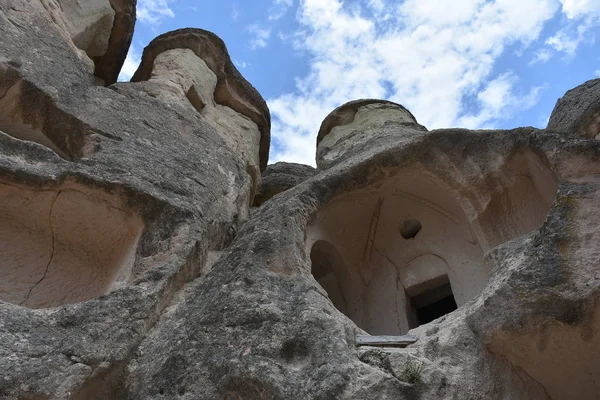 Wunderschöne Landschaft Des Goreme Dorfes Kappadokien Zentralanatolien Türkei Asien — Stockfoto