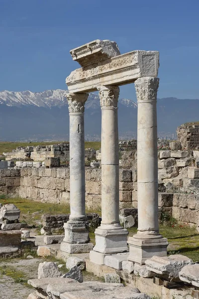 Laodikeia Ruínas Cidade Velha Província Denizli Turquia — Fotografia de Stock