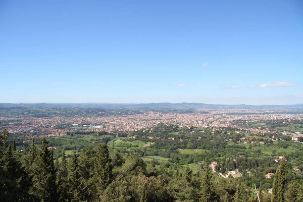 Panoramisch Uitzicht Florence Vanuit Monte Ceceri — Stockfoto