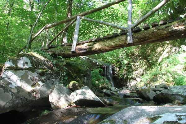 Řeka Vodopád Casentino Parku — Stock fotografie