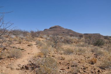 Namibya, Afrika Damaraland görünümünü