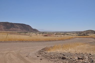 Namibya, Afrika Damaraland görünümünü