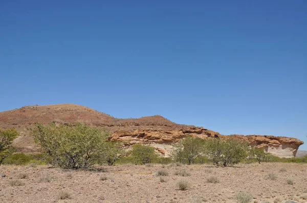 Pohled Damaraland Namibii Afrika — Stock fotografie