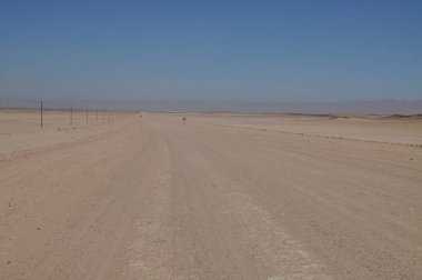 İskelet sahili manzara görünümü, Namibya