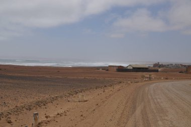 İskelet sahili manzara görünümü, Namibya