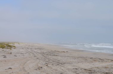 İskelet sahili manzara görünümü, Namibya