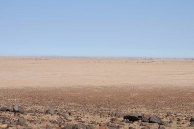 Namib çölünde Moonscape