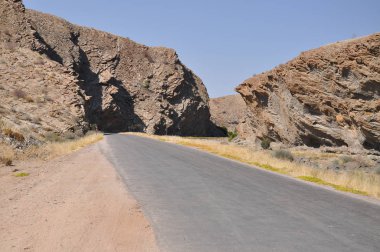 Namib çölünde Moonscape