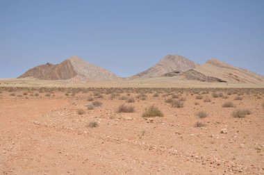 Namib çölünde Moonscape
