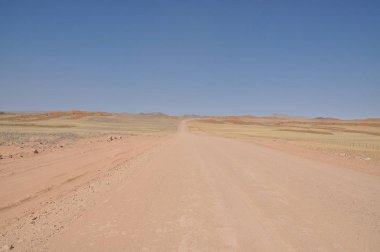 Solitaire yakınlarındaki Namib çölü manzara