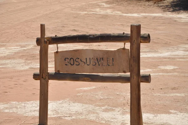 Bela Paisagem Sossusvlei Namíbia — Fotografia de Stock