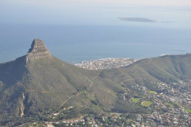 Panorama of Cape Town, South Africa clipart