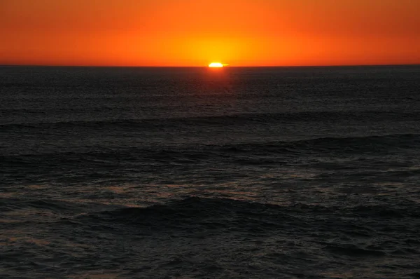 Belo Pôr Sol Sobre Cabo Boa Esperança — Fotografia de Stock