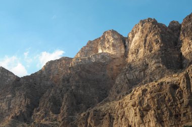 Panoramic view of Sur, Oman clipart