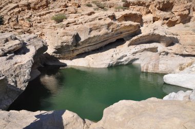 Wadi Bani Khalid, Umman içinde Su Havuzu