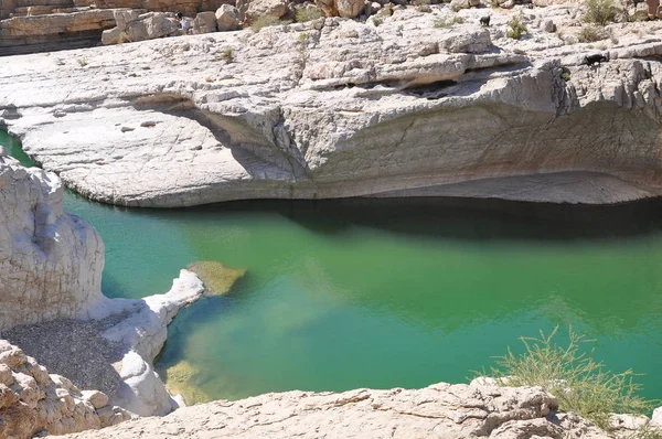 Waterpool Wadi Bani Khalid Oman — Stock Photo, Image